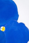 In vivid blue Pat Service has captured the simple beauty of the pansy. Image 2