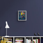 This contemporary colorful abstract painting is by Paul Fournier. Image 10