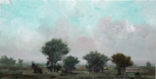 Canadian artist Peter Hoffer renders paintings in a classical style reminiscent of the famed landscapes of John Constable.