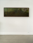 Dense spring forest with saplings in whites, reds and browns coalesce at the centre of the panel with foreground of concentrated vegetation. Image 3