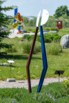 In this engaging abstract sculpture by Robert Clarke-Ellis two figures appear to dance together. Image 3