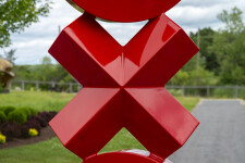 A version of this compelling abstract sculpture was recently installed on a University campus in Indiana. Image 4