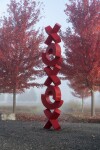 A version of this compelling abstract sculpture was recently installed on a University campus in Indiana. Image 11