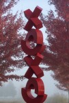 A version of this compelling abstract sculpture was recently installed on a University campus in Indiana. Image 12