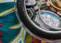 This elegant silver edged crystal bowl once sat on her mother’s dresser. Image 5