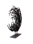 In jet black, this dynamic sculpture by Shayne Dark is part of an exciting new series called Maelstrom. Image 2