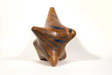 Shayne Dark has elevated the natural beauty of applewood burls by creating unique contemporary sculptures. Image 2