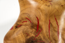 Shayne Dark has elevated the natural beauty of applewood burls by creating unique contemporary sculptures. Image 5