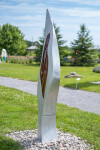 Elegant curves create an imposing sculpture in this new work by Quebec artist Stéphane Langlois. Image 3