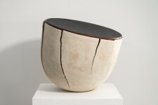 This contemporary ceramic piece was handmade by Steven Heinemann. Image 3