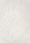 This contemporary white-on-white print by Susan Collett is one of a kind. Image 2