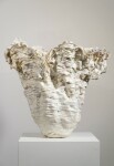 This contemporary sculptural indoor porcelain vessel was made by Susan Collett. Image 6