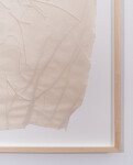 This contemporary embossed white mono print was inspired by nature. Image 5