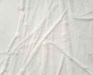 This contemporary white-on-white print by Susan Collett is one of a kind. Image 7