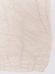 This contemporary embossed white mono print was inspired by nature. Image 6