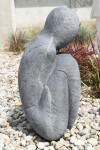 This concrete outdoor sculpture in minimalist form was made by Susan Low-Beer. Image 2