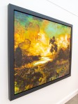 A landscape, re-imagined in bold colours that contrast dark and light, this is the work of Sylvain Louis-Seize. Image 3