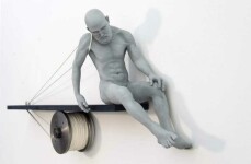 Canadian sculptor WW Hung has chosen another poignant and powerful pose to explore the human condition in this contemporary mixed-media piec… Image 2